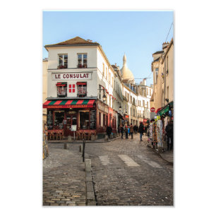 Montmartre Le Consulat Paris Café - Fotodruck