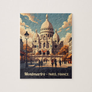 Montmartre Paris mit Sacré-Cœur-Basilika