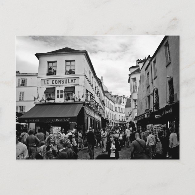 Montmartre, Paris Postkarte (Vorderseite)