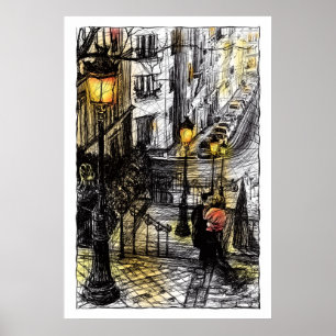 Montmartre VIII Poster