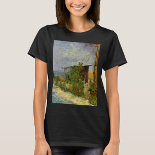 Montmartre Weg und Sonnenblumen von Vincent van Go T-Shirt