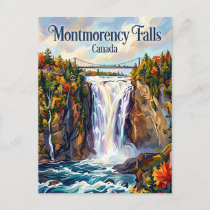 Montmorency-Fälle Kanada Postkarte