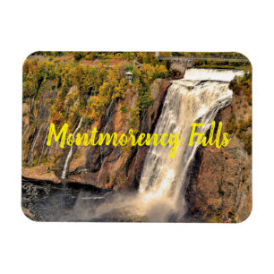 Montmorency Falls Canada stilisiert Magnet