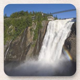 Montmorency Falls in der Nähe von Quebec City. Untersetzer