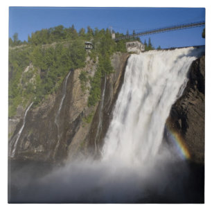 Montmorency-Wasserfälle in der Nähe von Quebec Cit Fliese