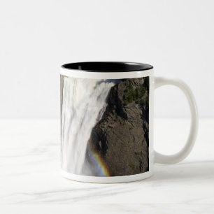 Montmorency-Wasserfälle in der Nähe von Quebec Cit Zweifarbige Tasse