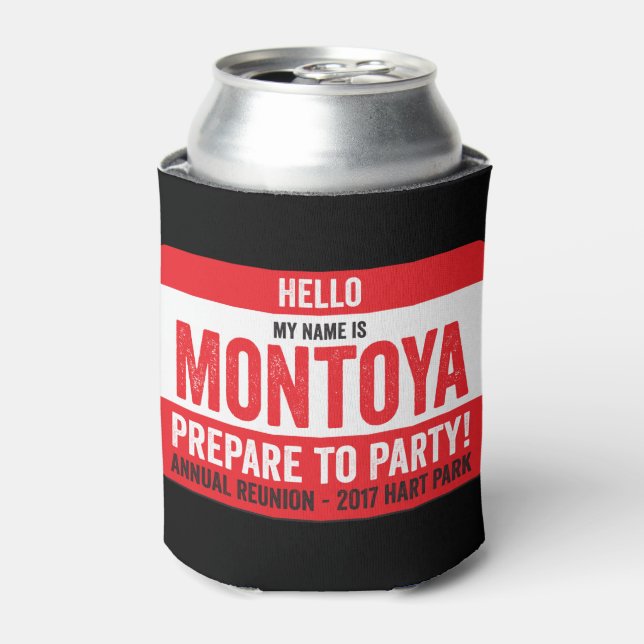 Montoya Wiedersehen 2017 - Bereiten Sie sich auf d Dosenkühler (Kanne Vorderseite)