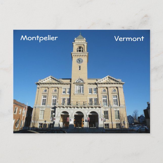 Montpelier Postkarte (Vorderseite)