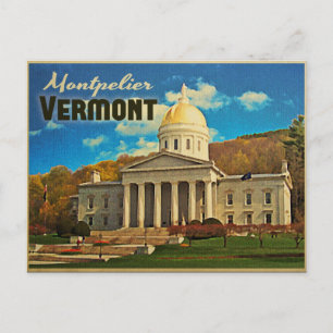 Montpelier Vermont Postkarte