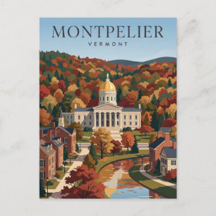 Montpelier Vermont Postkarte