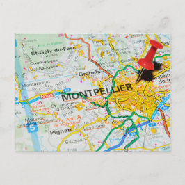 Montpellier, Frankreich Postkarte