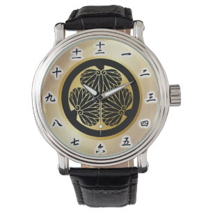 Montre 徳川家紋, Tokugawa KAMON, crête japonaise de 