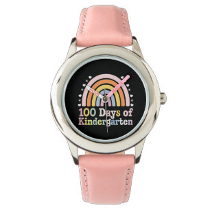 Montre 100e jour d'école maternelle enseignant enfants 10