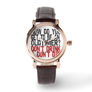 Montre 12-Step Recovery Vieux Timer Vieux Joke