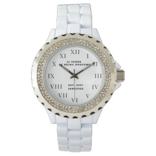 Montre 16e anniversaire Sweet sixteen drôle fille d'argen