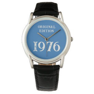 Montre 1976 Édition originale sur le bleu océanique