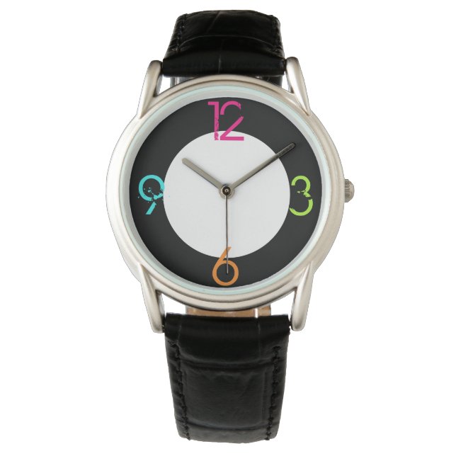 Montre 1 Seconde Au-Delà Maintenant Est Le Futur Wristwat (devant)