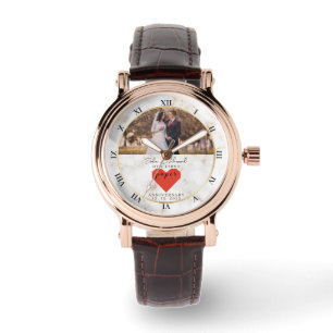 Montre 1er anniversaire Mariage Mariage papier personnali