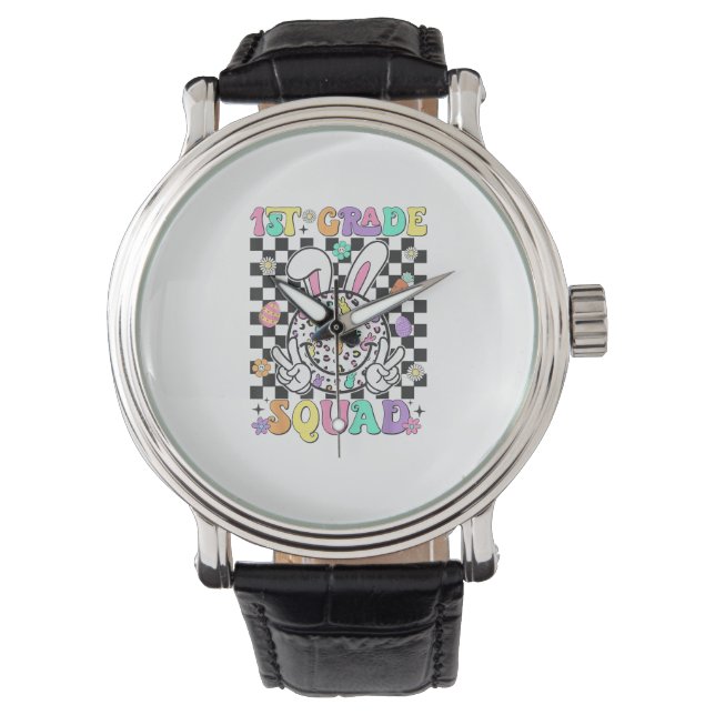 Montre 1ère année Escouade lapin lapin Jour de Pâques Ens (devant)