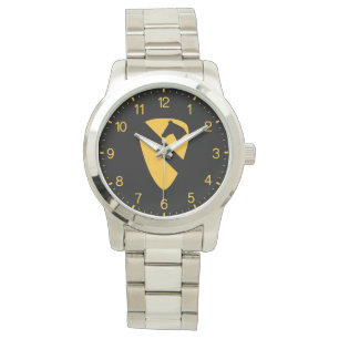 Montre 1re division de cavalerie "Première équipe" Acier 
