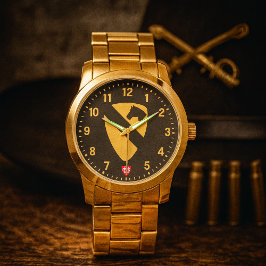 Montre 1st Cavalry Division Tribute Gold