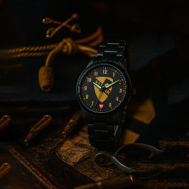 Montre 1st Cavalry Division Veteran Black