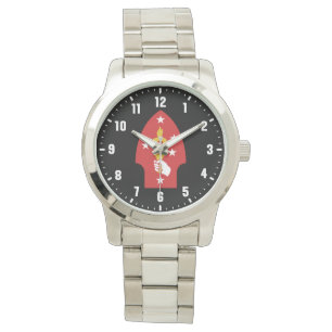Montre 2e division maritime Acier inoxydable Silent Secon