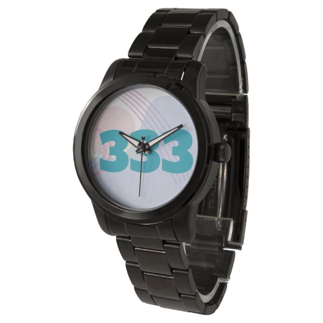 Montre 333 Manifestation de soutien pour le numéro d'ange (Incliné)