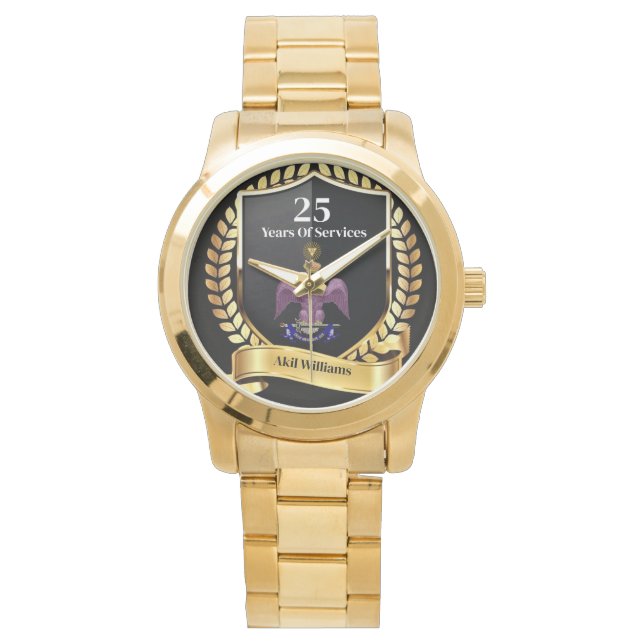 Montre 33 Degree Années de services (devant)