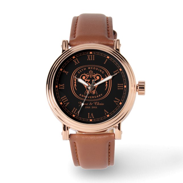 Montre 35e anniversaire du Mariage (Recto)