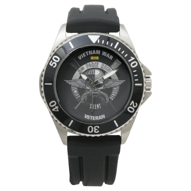 MONTRE 3E FORCE RECON VIETNAM MILITARY DIVER'S WATCH (devant)