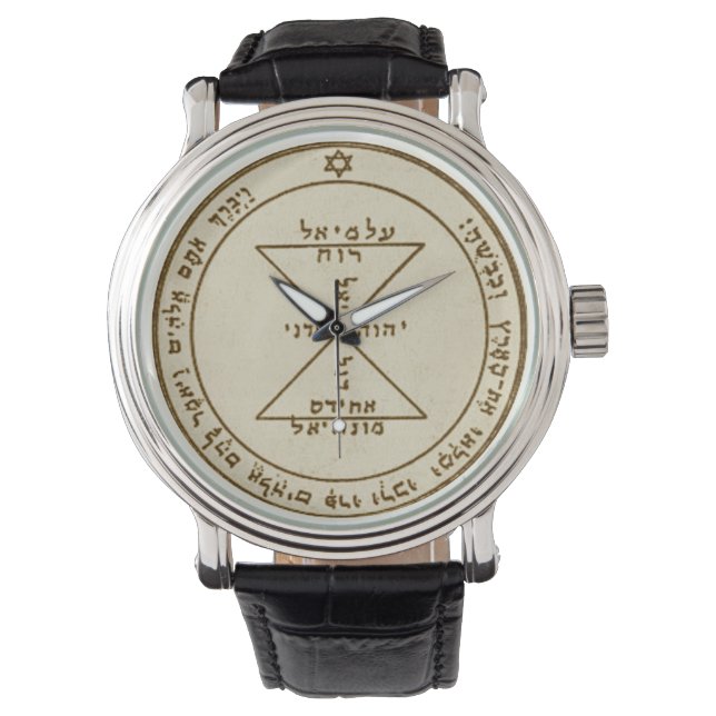 Montre 3ème Pentacle de Vénus Wrist Watch Amour & Respect (devant)