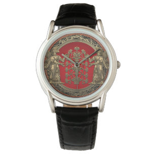 Montre [400] Deux Ninurtas d'or avec arbre de vie