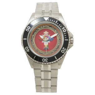 Montre [400] Rosy Cross (Croix Rose) sur Red & Gold