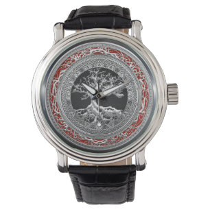 Montre [400] Trésor : Arbre de la vie celtique [argent]