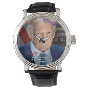 Montre 45ème et 47ème président des États-Unis Donald Tru