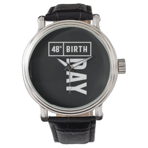 Montre 48 Ans - 48e Anniversaire Drôle Cadeau