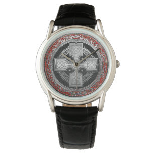 Montre [500] Ancienne Croix de noeud d'argent sacré celti