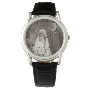 Montre 50e anniversaire du Mariage Photo moderne élégante