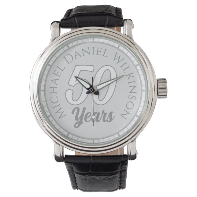 Montre 50th Birthday (devant)