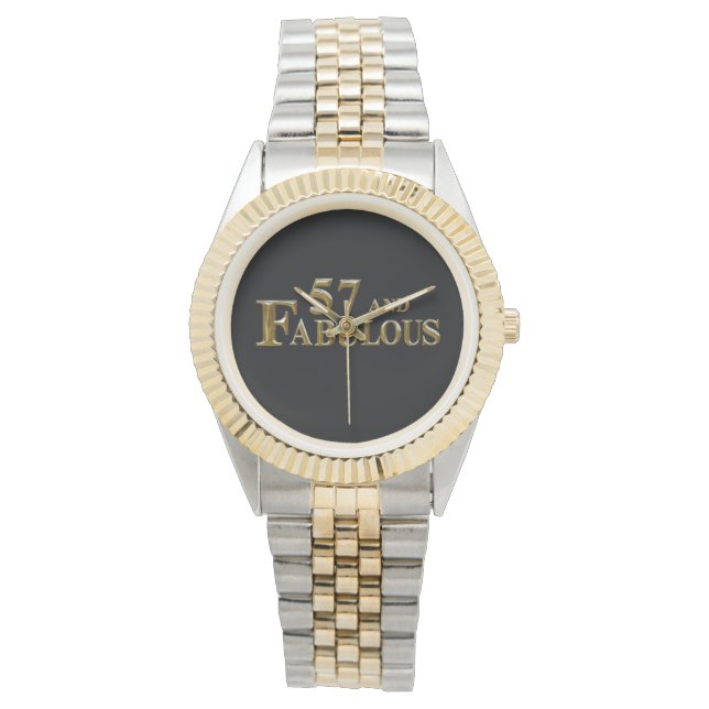 Montre 57th  Birthday  (devant)