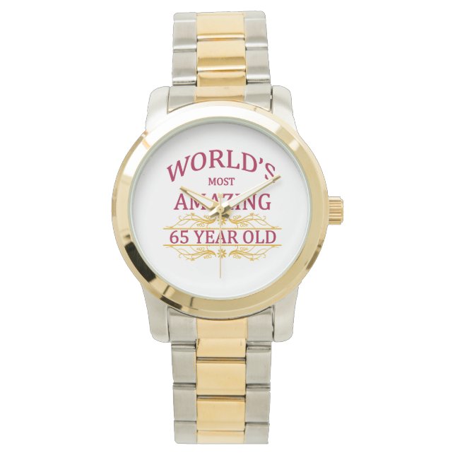 Montre 65ème. Anniversaire (devant)