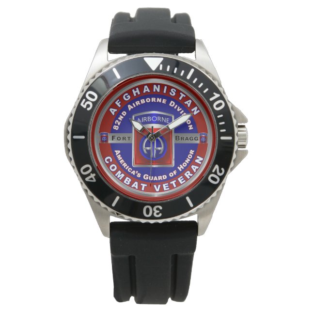 Montre 82e division aérienne Vétéran afghan (devant)