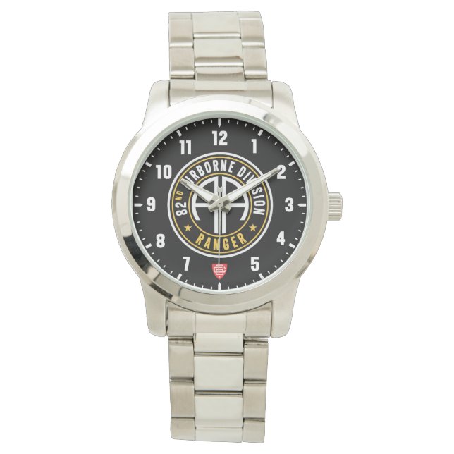 Montre 82e division aéroportée Ranger acier inoxydable (devant)