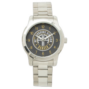 Montre 82e division aéroportée Ranger acier inoxydable