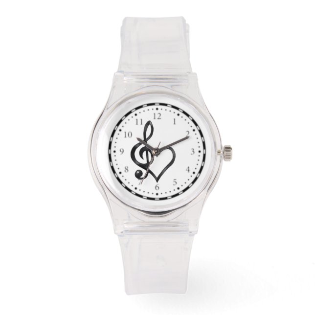 Montre à bracelet en silicone pour femmes (Recto)