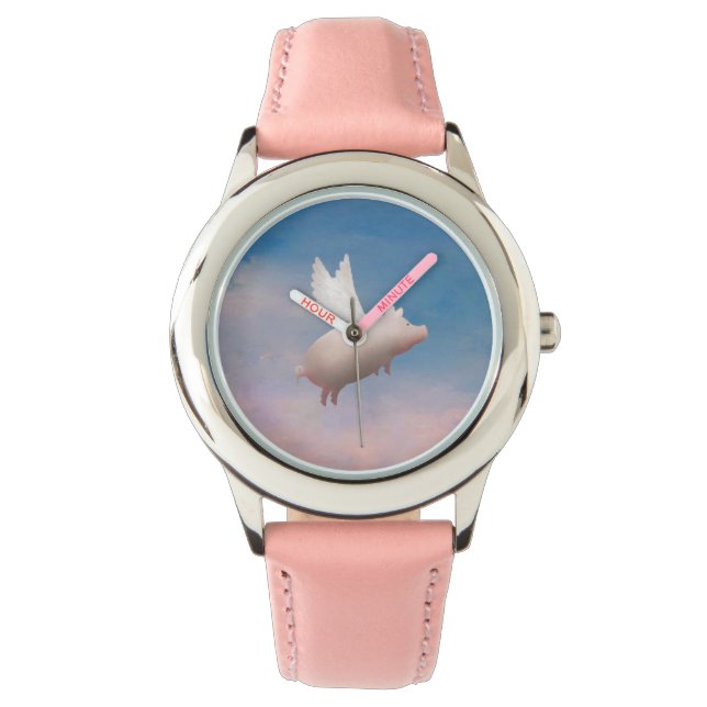 montre à cochon volant (devant)