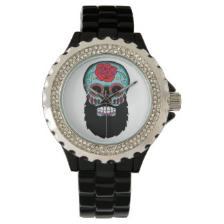Montre à crâne de sucre