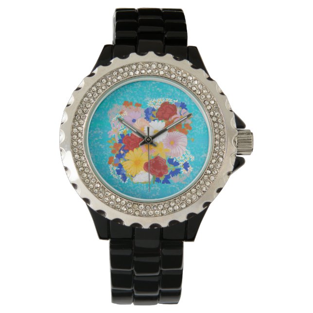 Montre à fleurs Imaginaire (devant)