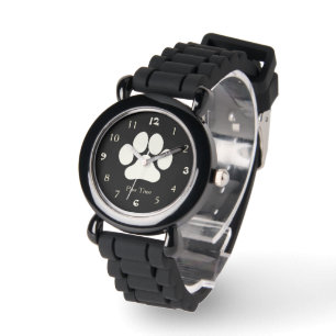 Montre à Impression de Chien Paw Time